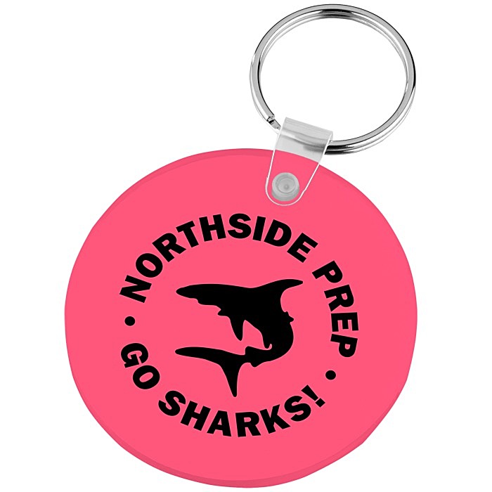 Custom Round Soft Keychain - Translucent