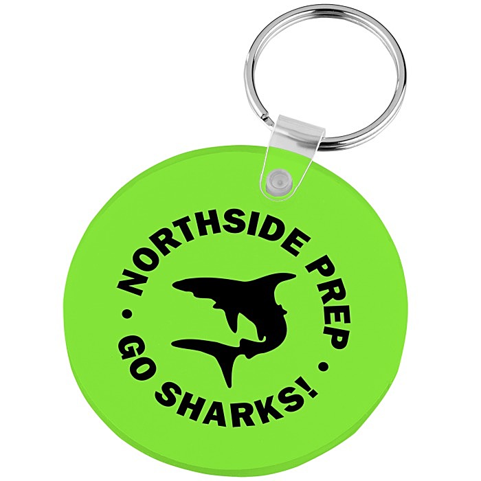 Custom Round Soft Keychain - Translucent