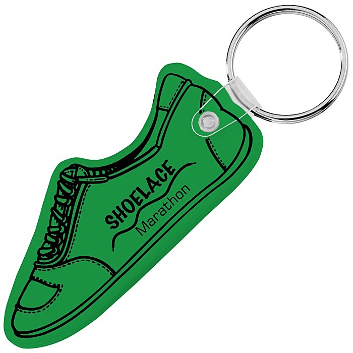 Custom Running Shoe Soft Keychain - Translucent