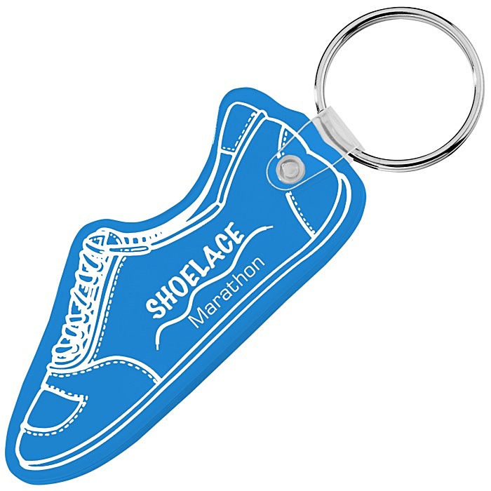Custom Running Shoe Soft Keychain - Translucent