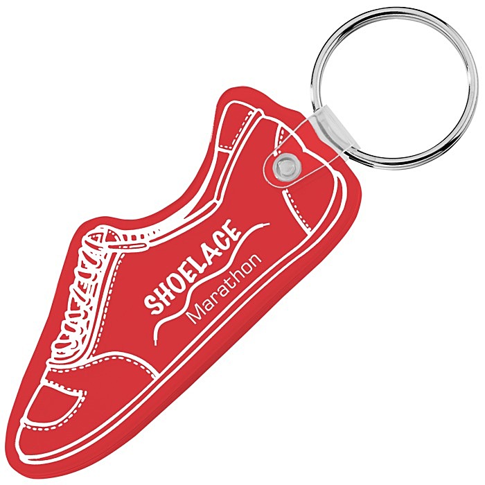 Custom Running Shoe Soft Keychain - Translucent