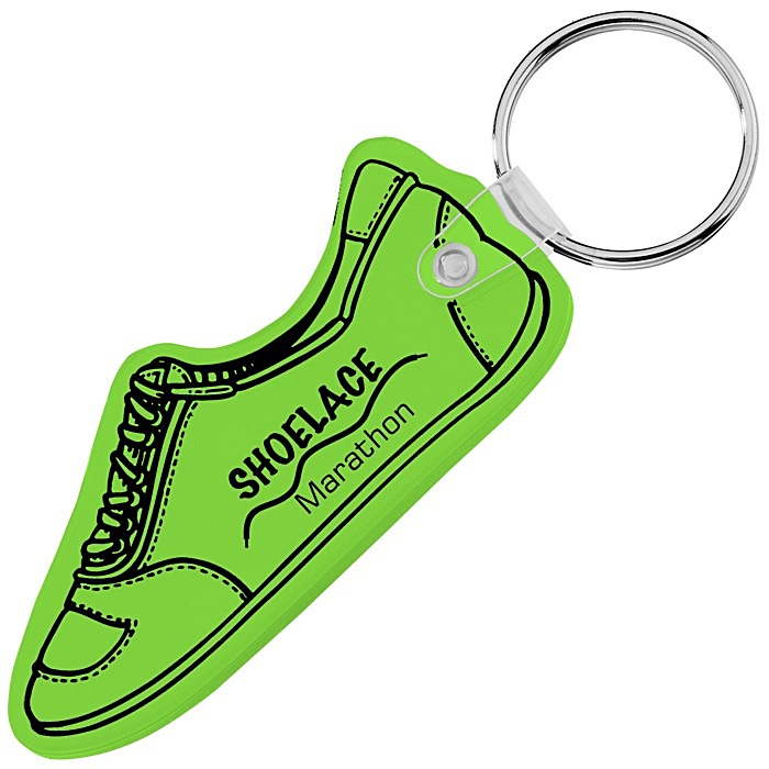 Custom Running Shoe Soft Keychain - Translucent