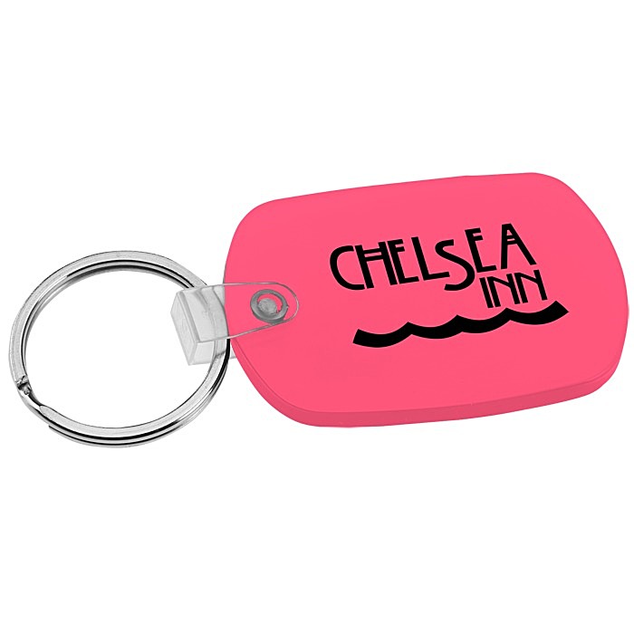 Custom Standard Shape Soft Keychain - Translucent