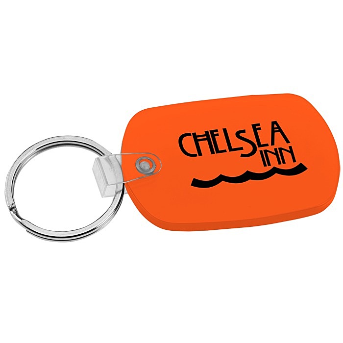 Custom Standard Shape Soft Keychain - Translucent