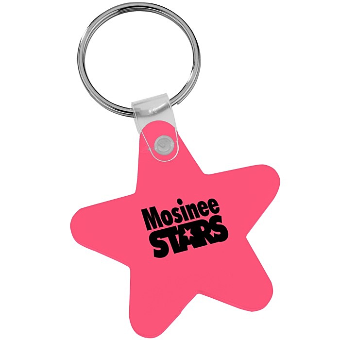 Custom Star Soft Keychain - Translucent