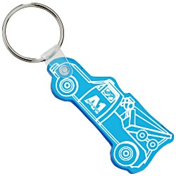 Custom Tow Truck Soft Keychain - Translucent
