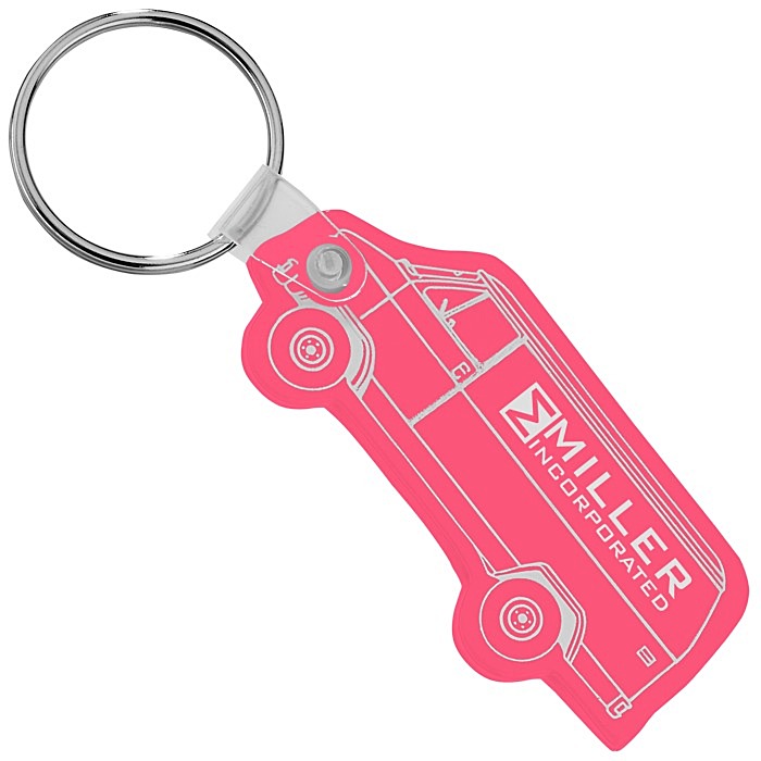Custom Van Soft Keychain - Translucent