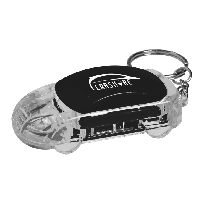 Custom Flashing Car Keychain