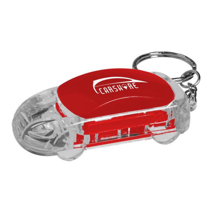 Custom Flashing Car Keychain