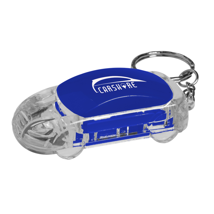 Custom Flashing Car Keychain