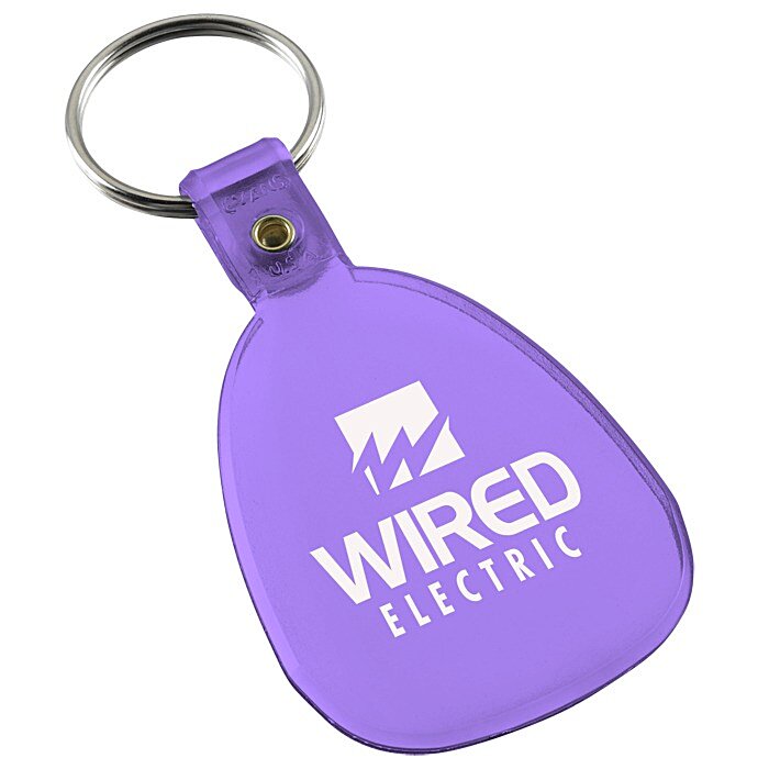 Custom Tab Keychain - Translucent