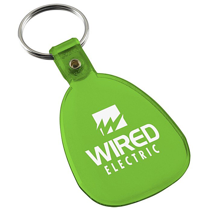 Custom Tab Keychain - Translucent