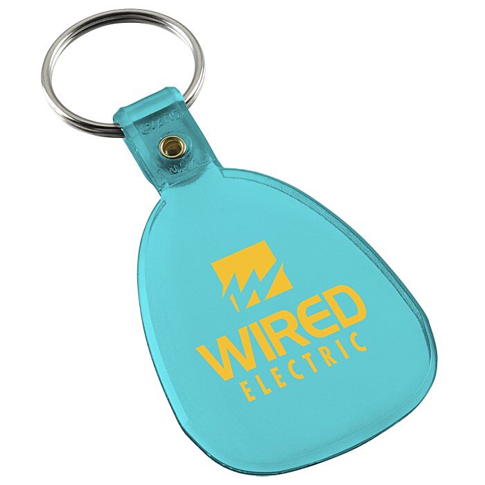 Custom Tab Keychain - Translucent