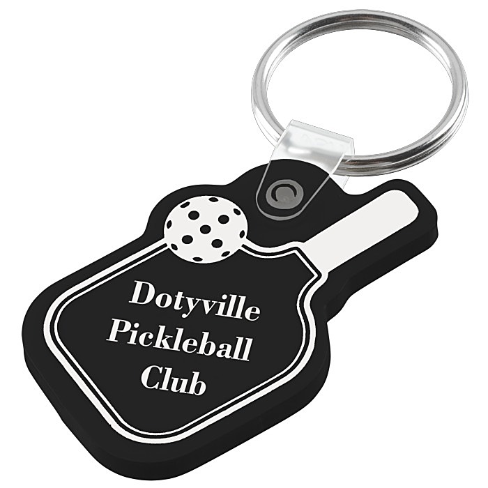 Custom Pickleball Soft Keychain - Opaque