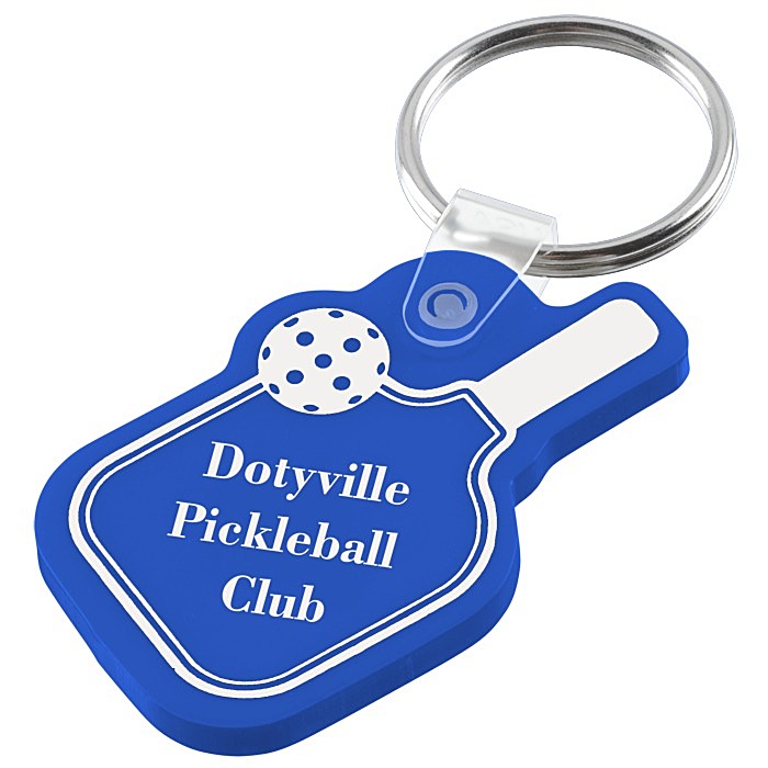 Custom Pickleball Soft Keychain - Opaque
