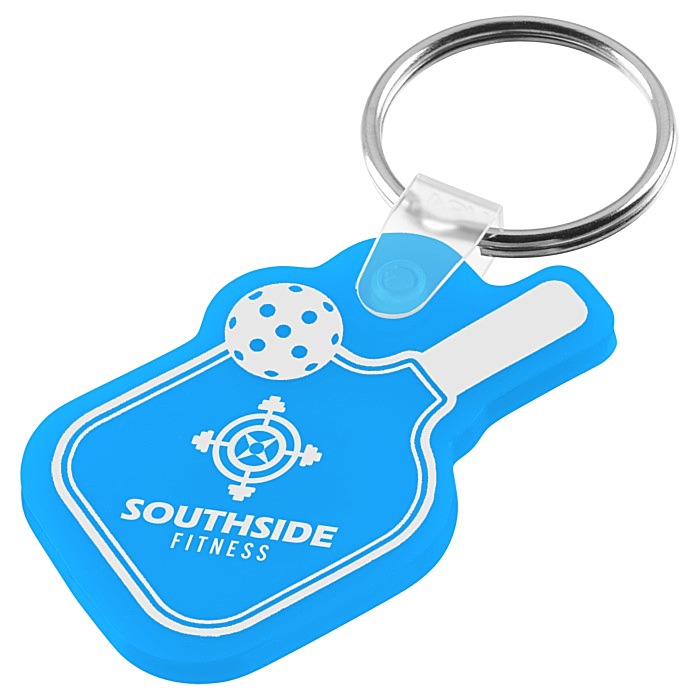 Custom Pickleball Soft Keychain - Translucent