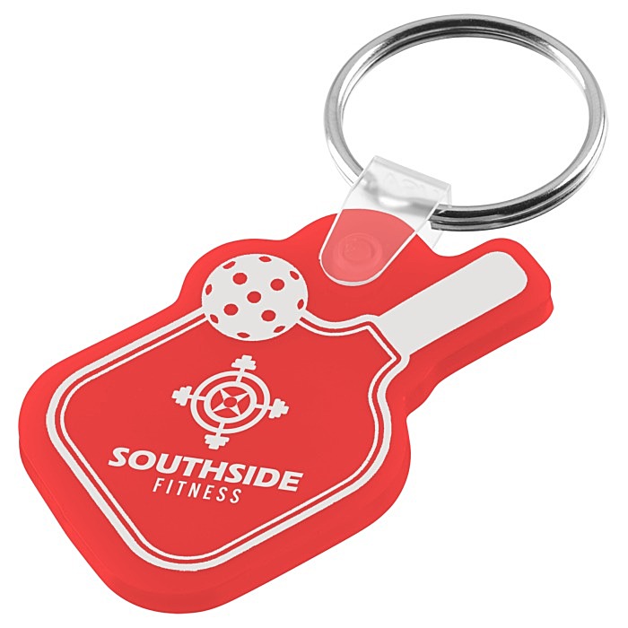 Custom Pickleball Soft Keychain - Translucent