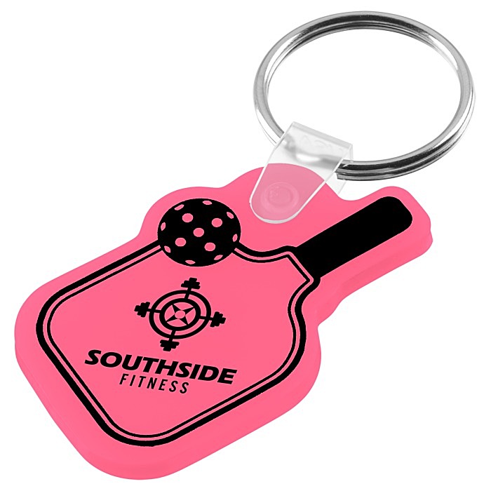 Custom Pickleball Soft Keychain - Translucent