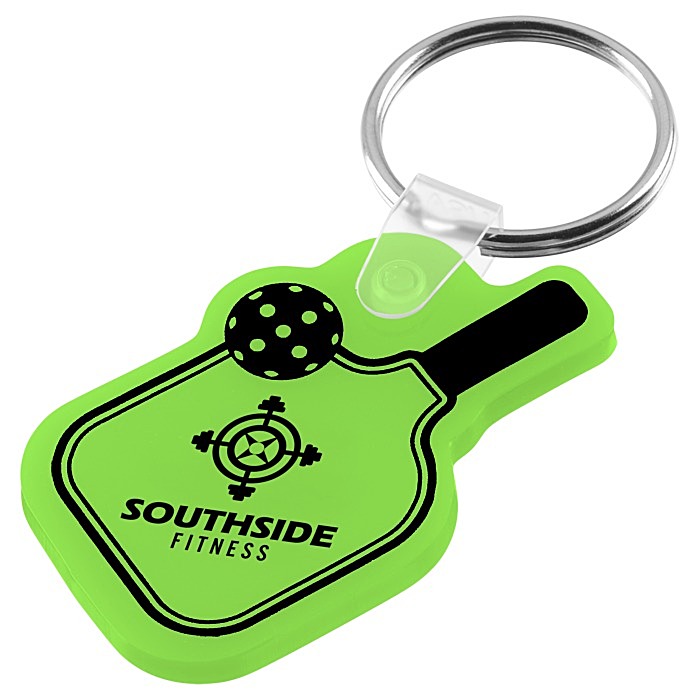 Custom Pickleball Soft Keychain - Translucent