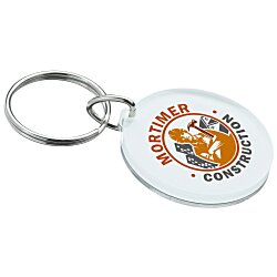 Custom Mirrored Keychain - Round