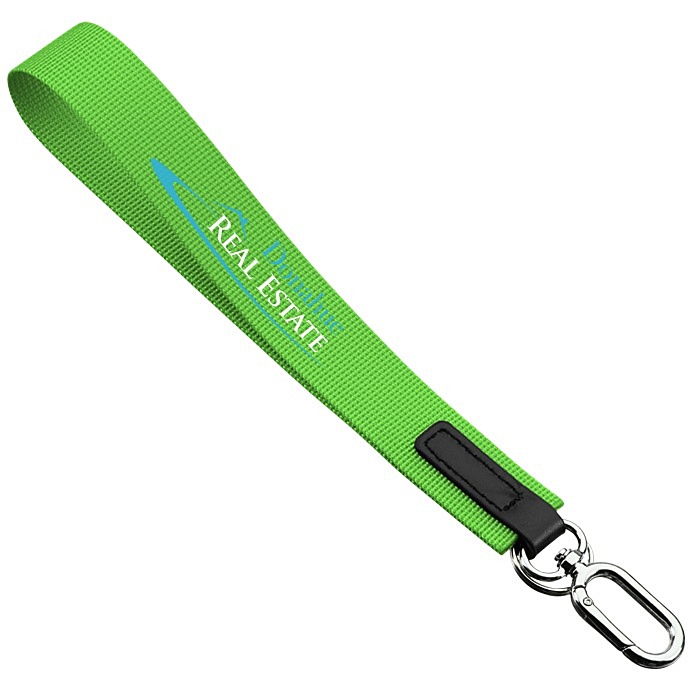 Custom Always Near Wrist Strap Keychain