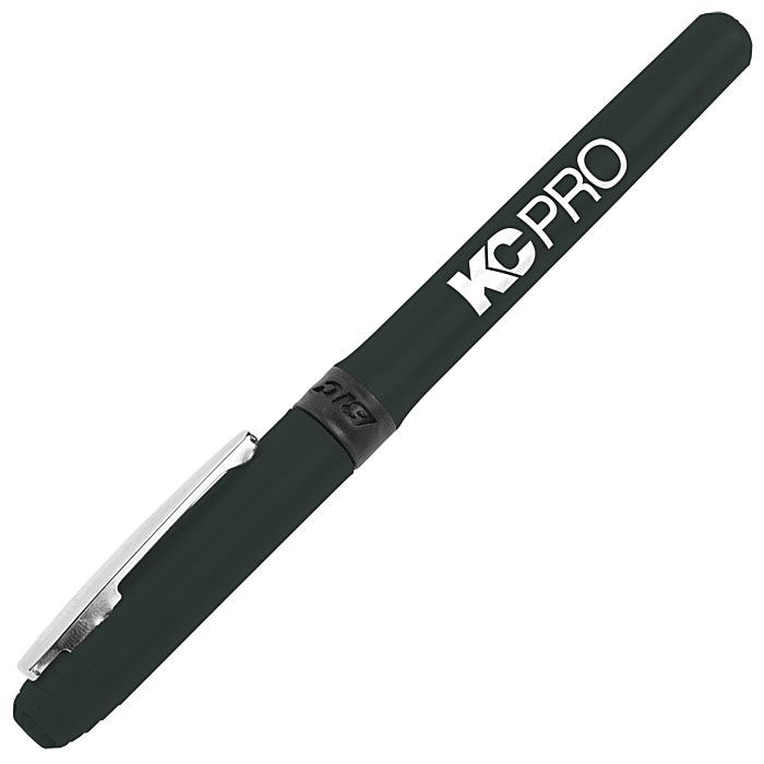 Custom Bic Grip Rollerball Pen - Nickel