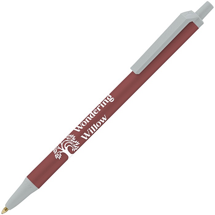 Custom Bic Clic Stic Pen - Metallic