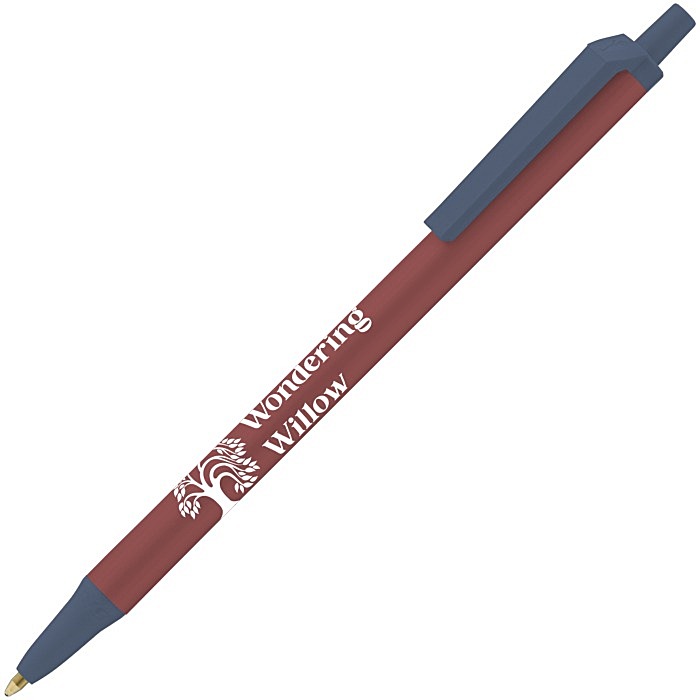 Custom Bic Clic Stic Pen - Metallic