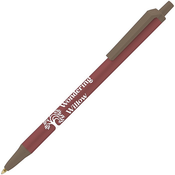 Custom Bic Clic Stic Pen - Metallic