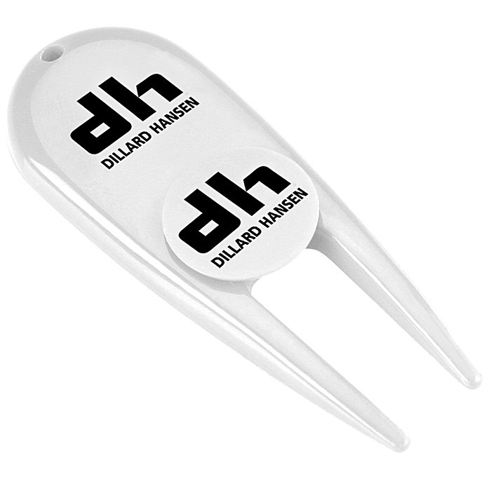 Custom Divot Repair Tool and Marker Set
