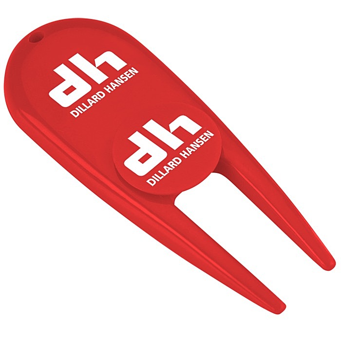 Custom Divot Repair Tool and Marker Set