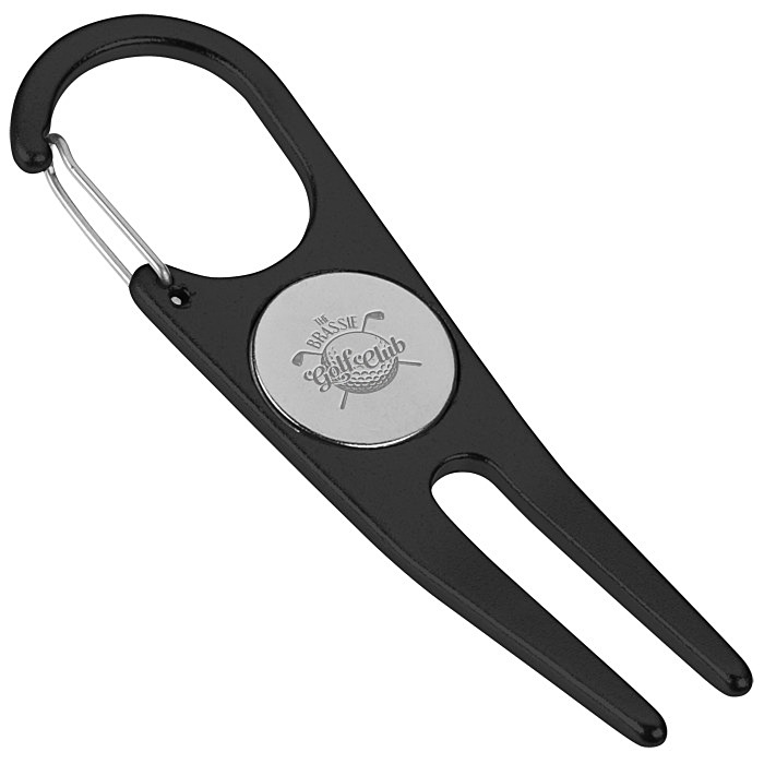 Custom Aluminum Divot Tool with Ball Marker