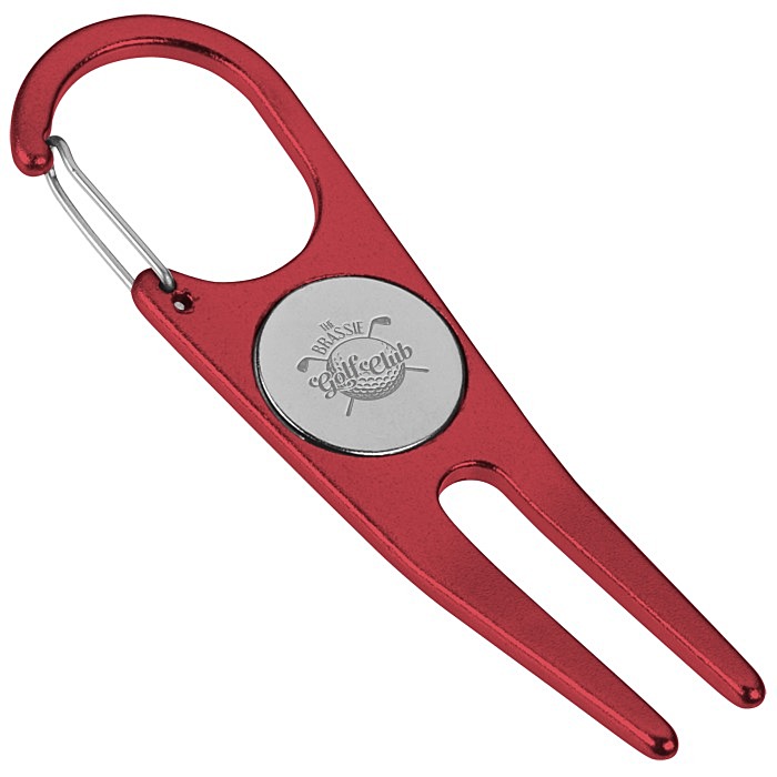 Custom Aluminum Divot Tool with Ball Marker
