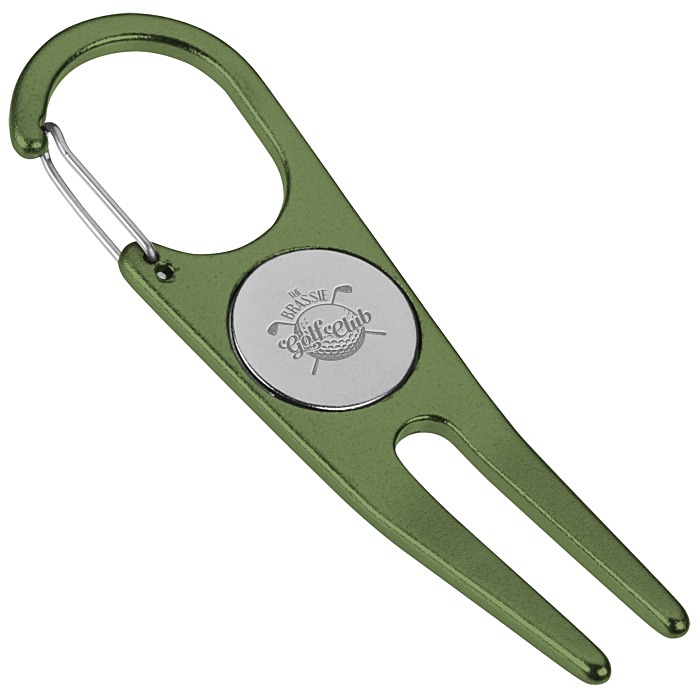 Custom Aluminum Divot Tool with Ball Marker