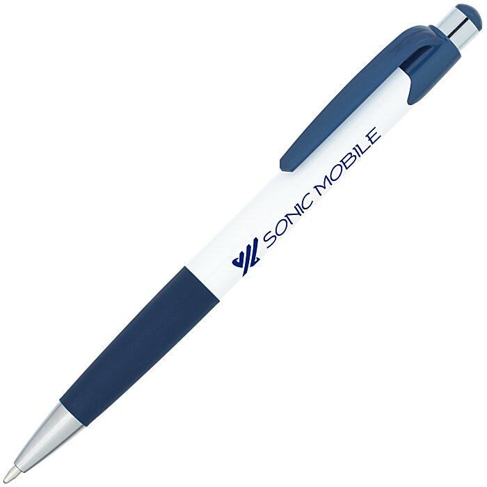 Custom Mardi Gras Pen - White