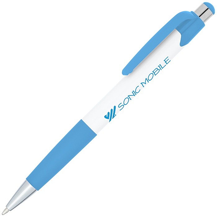 Custom Mardi Gras Pen - White