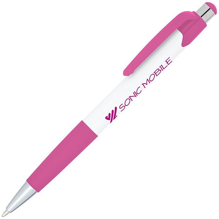 Custom Mardi Gras Pen - White