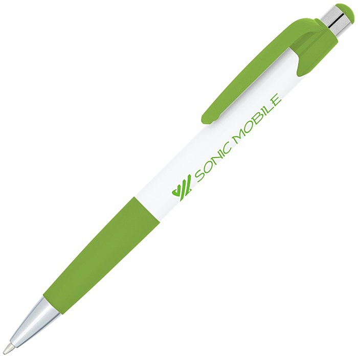 Custom Mardi Gras Pen - White