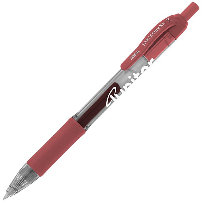 Custom Zebra Sarasa X20 Gel Pen - Translucent