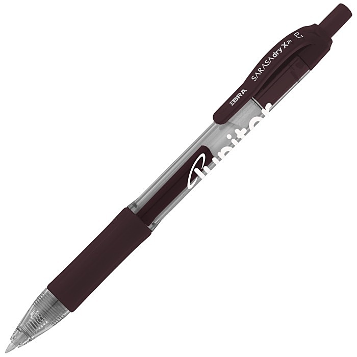 Custom Zebra Sarasa X20 Gel Pen - Translucent