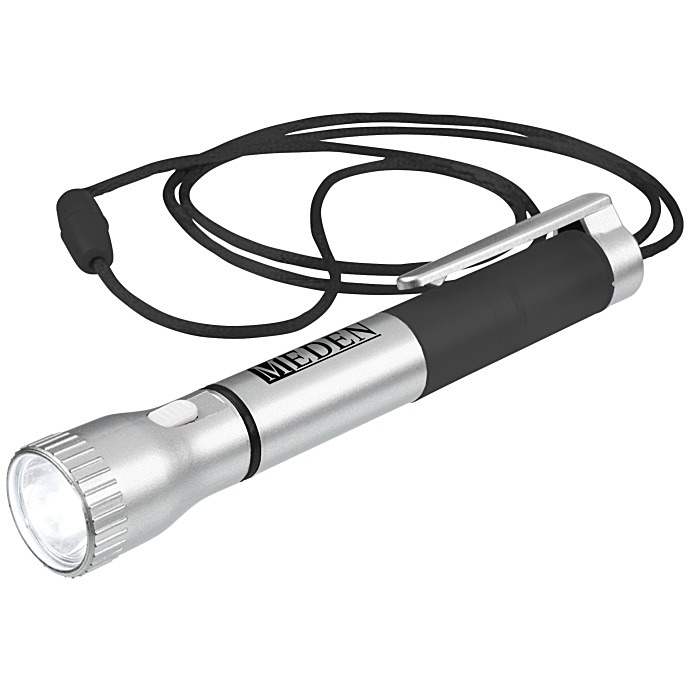Custom Flashlight with Pen and Lanyard