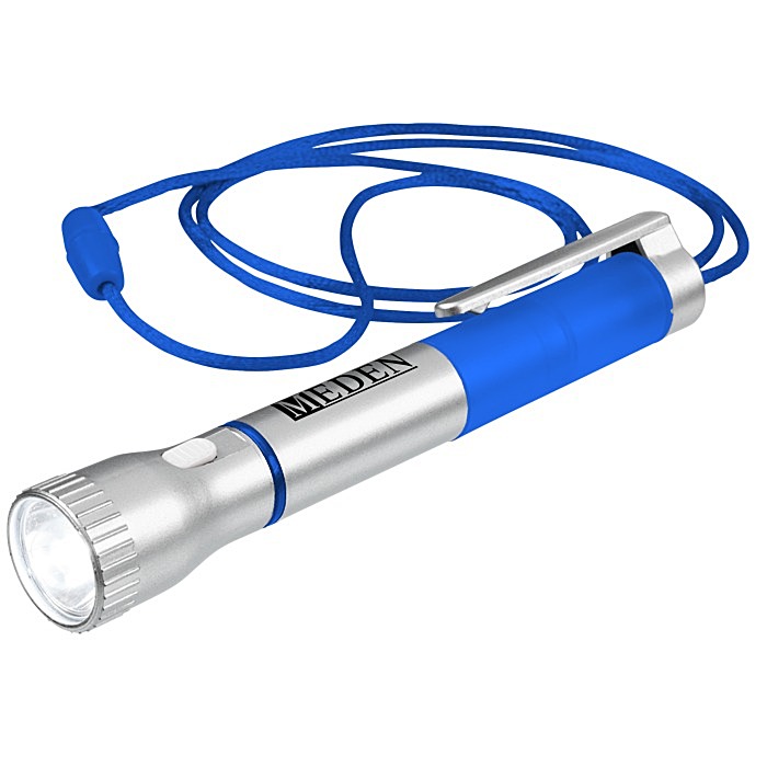 Custom Flashlight with Pen and Lanyard