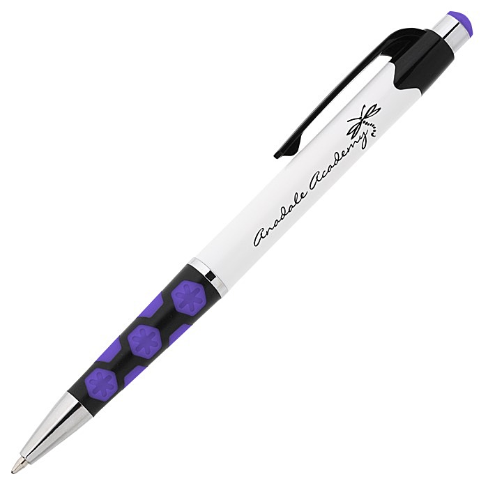 Custom Mardi Gras Hex Pen