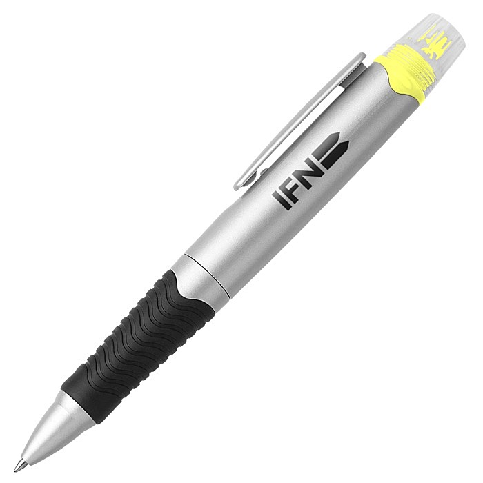 Custom Madison Pen/Highlighter - Silver
