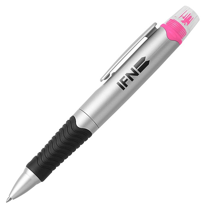 Custom Madison Pen/Highlighter - Silver
