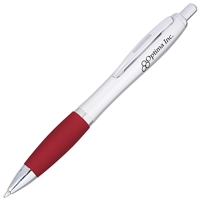 Custom Curvy Pen - Silver Brights