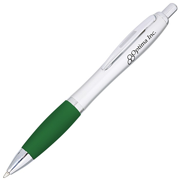 Custom Curvy Pen - Silver Brights