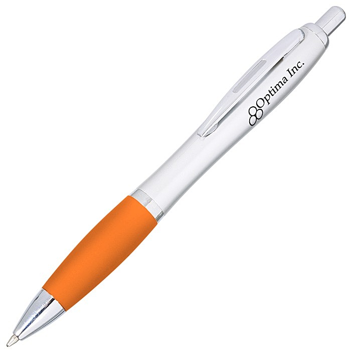 Custom Curvy Pen - Silver Brights