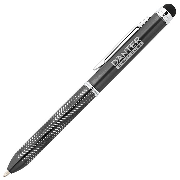 Custom Chevron Dual Ink Stylus Metal Pen