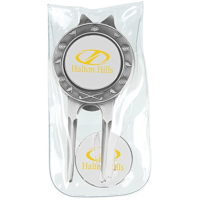 Custom Deluxe Divot Tool and Marker Set